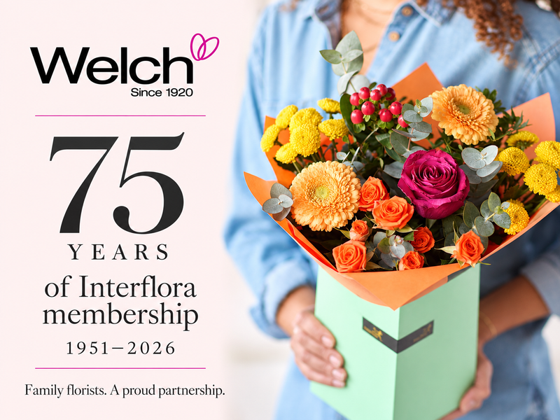 75 years with Interflora: a proud chapter in the Welch family story