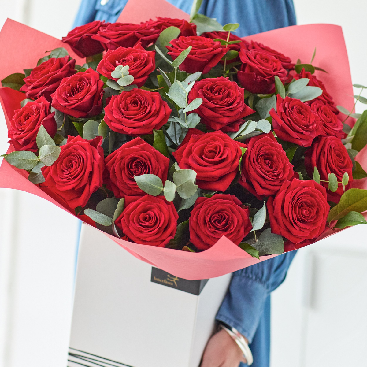 Image 1 of 4 of 24 Sumptuous Anniversary Red Roses