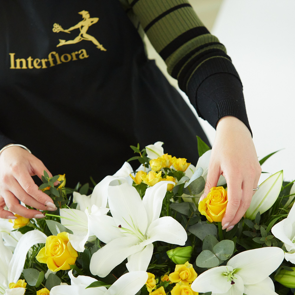  Crafted by a local florist