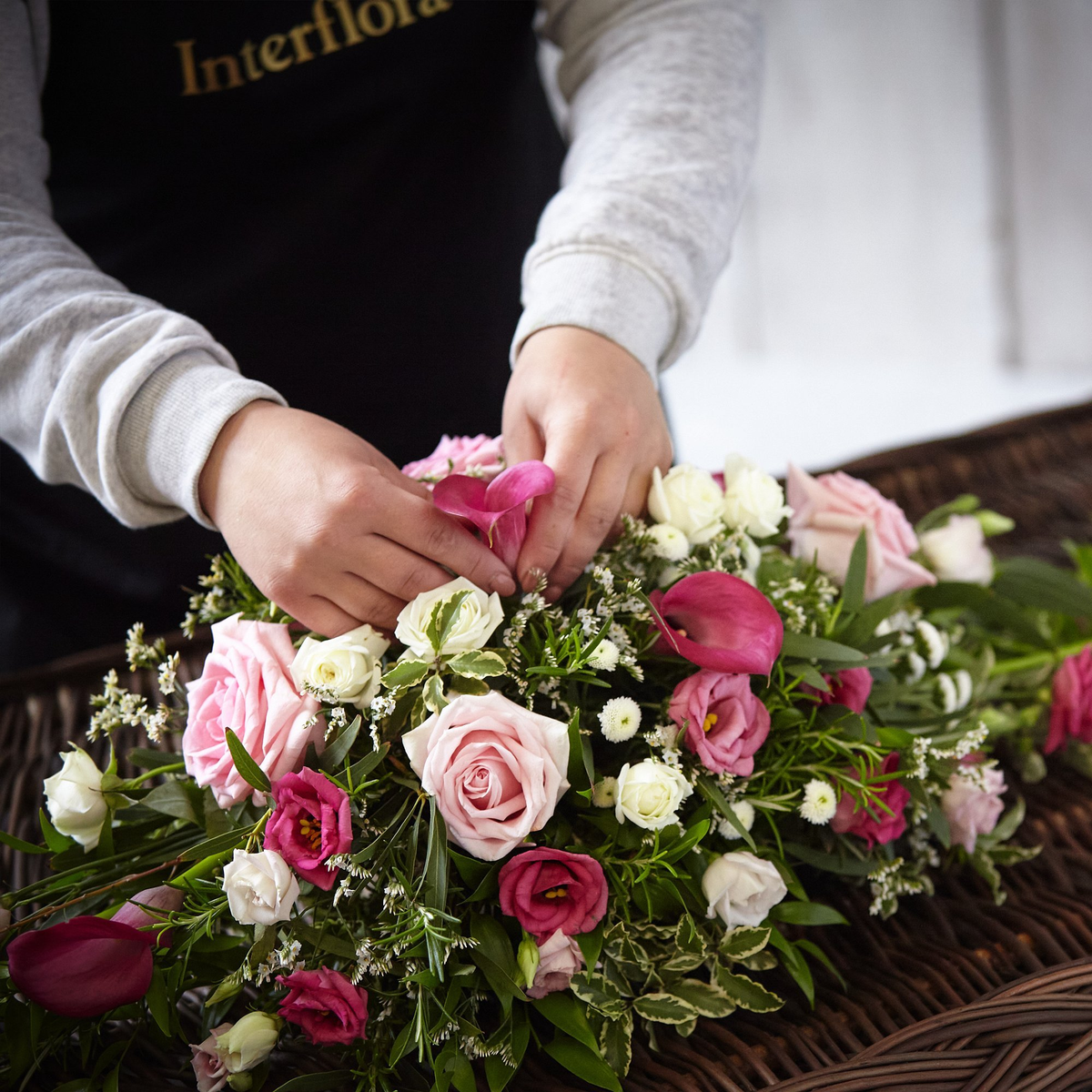 Crafted by a local florist