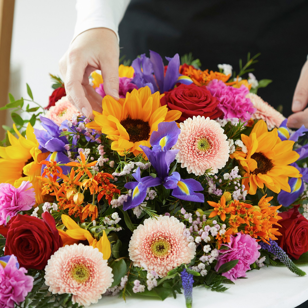 Crafted by a local florist