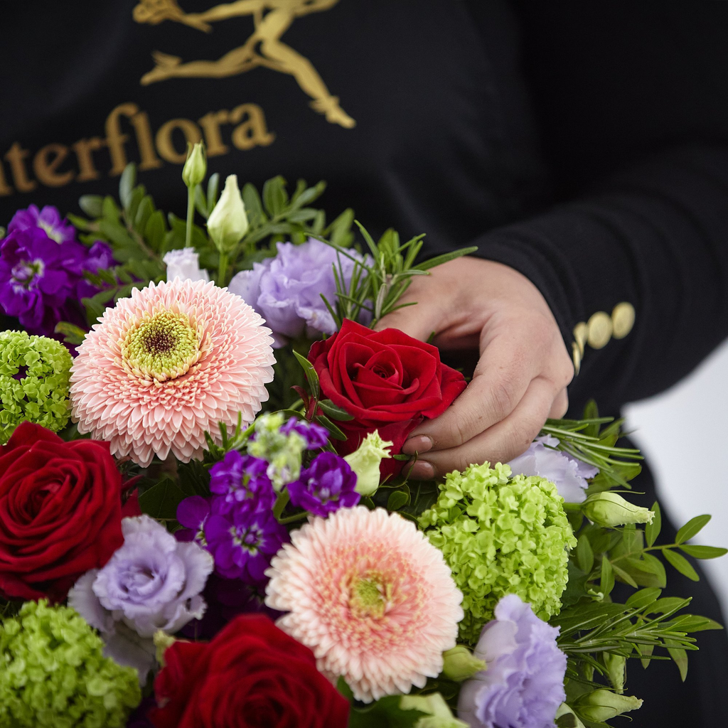 Crafted by a local florist