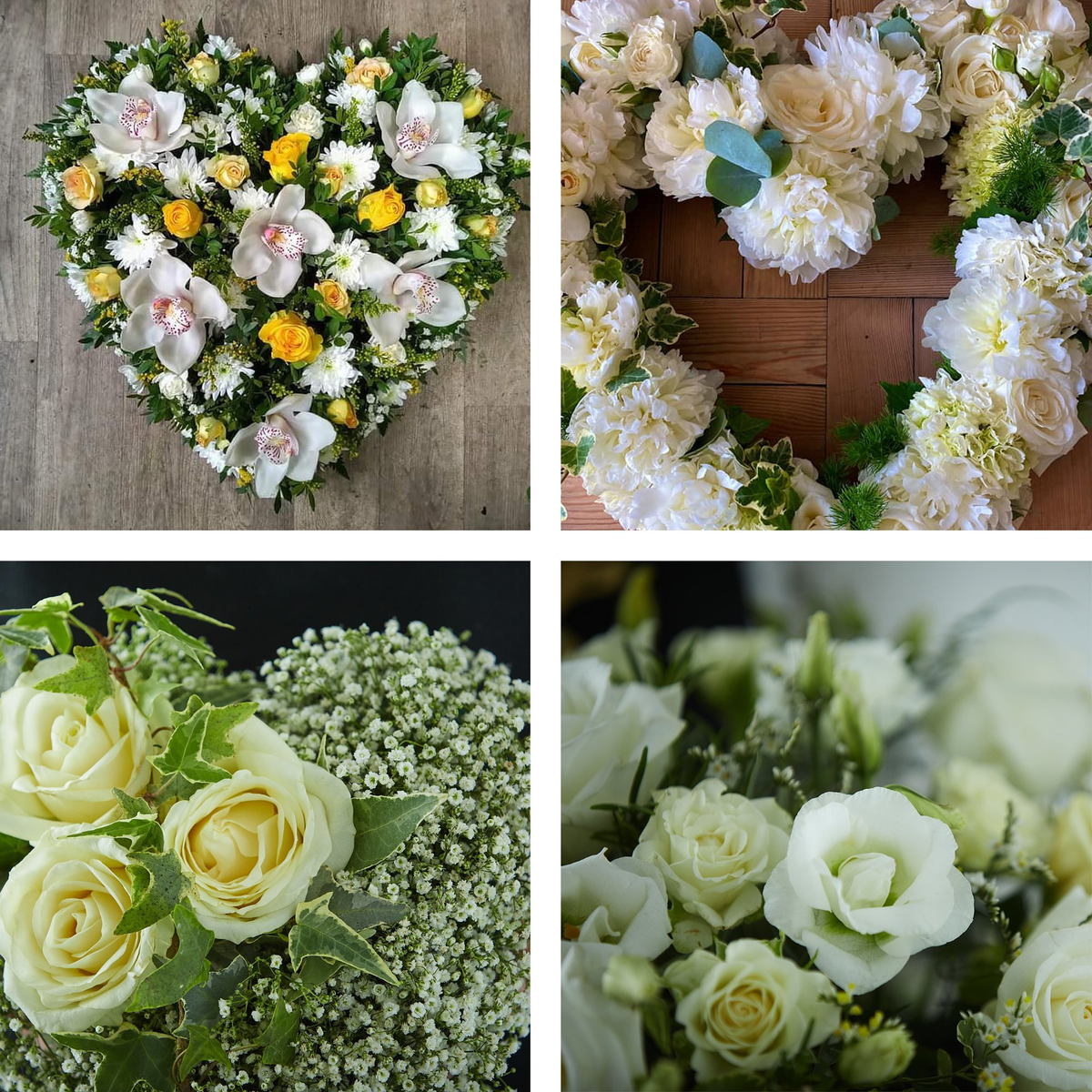 Every arrangement is unique and seasonal