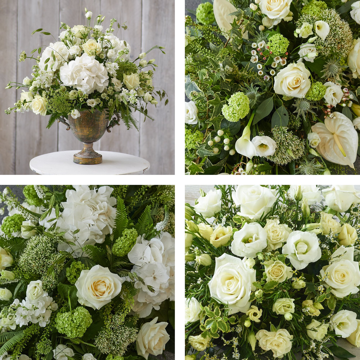 Every arrangement is unique and seasonal