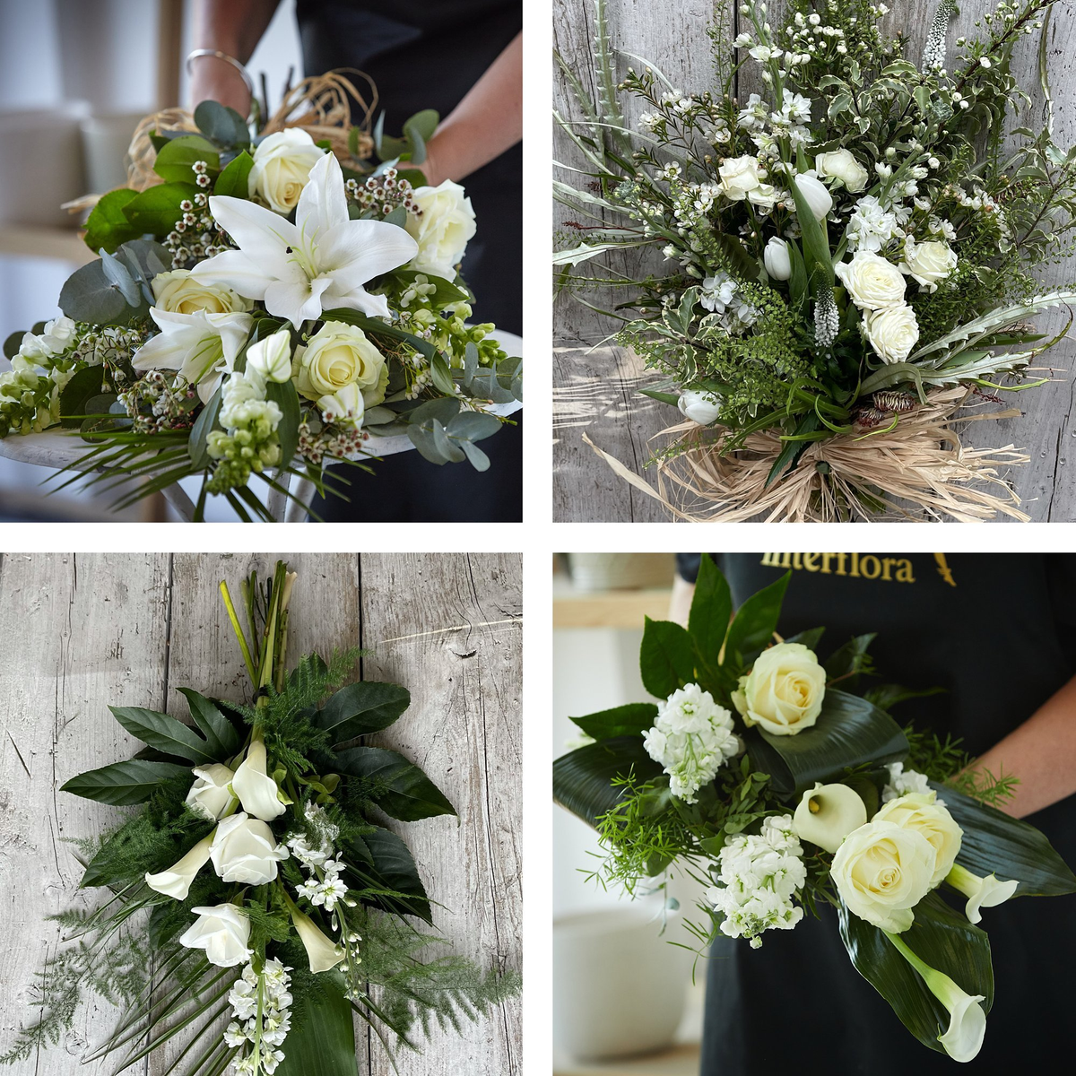 Every arrangement is unique and seasonal