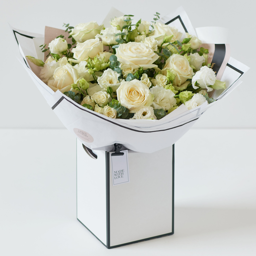 Image 1 of 5 of Luxury White Flower Bouquet