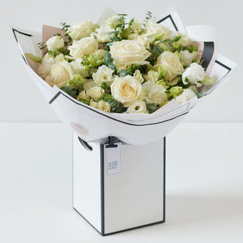 Image 1 of 5 of Luxury White Flower Bouquet