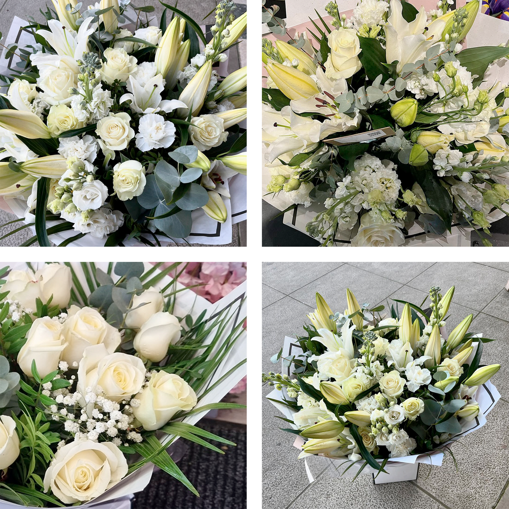 Image 2 of 5 of Beautifully Simple White Blooms - Large