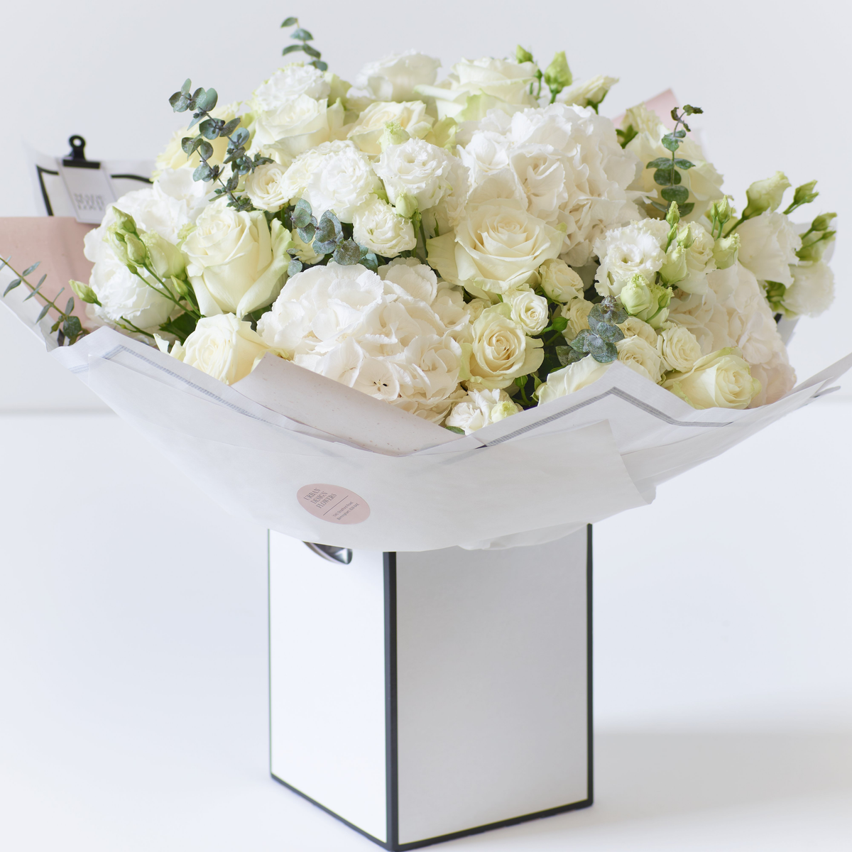 Image 1 of 5 of Showstopper White Flower Bouquet