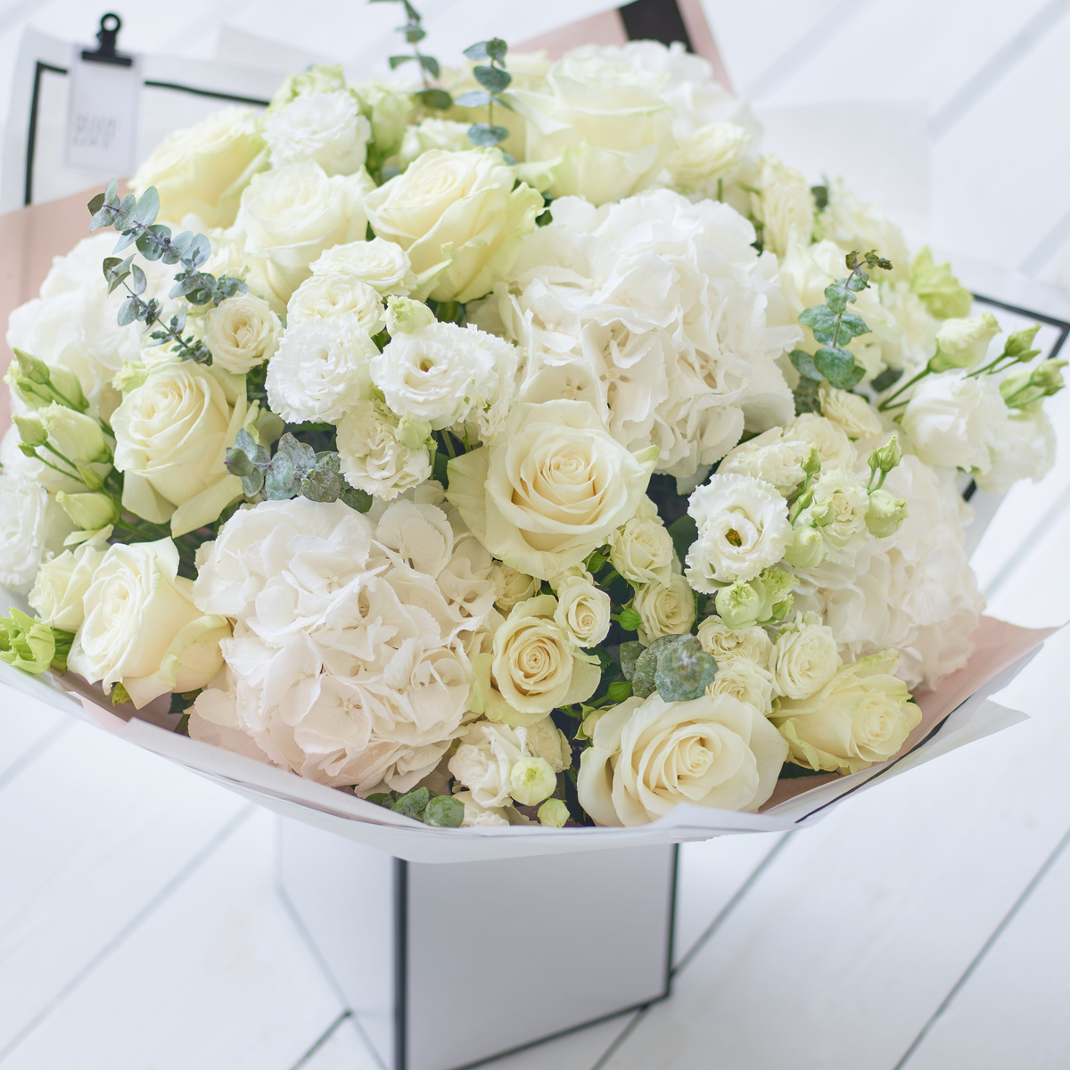 Image 3 of 5 of Beautifully Simple White Blooms - Extra Large