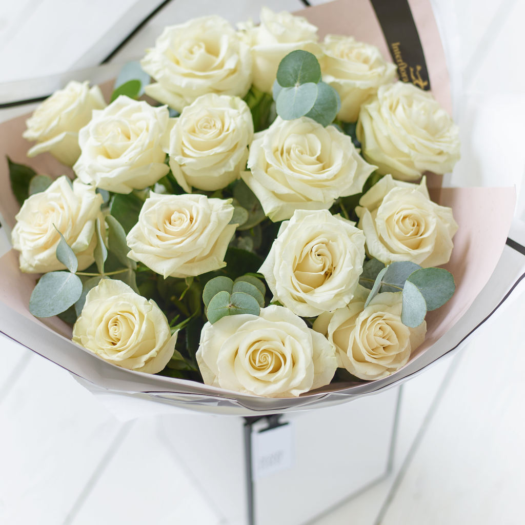 Image 3 of 5 of Beautifully Simple White Roses