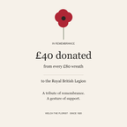 Remembrance Poppy Wreath