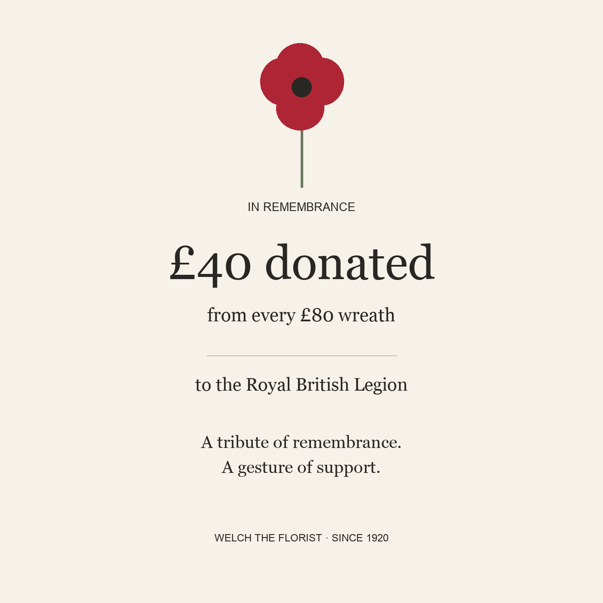 Remembrance Poppy Wreath