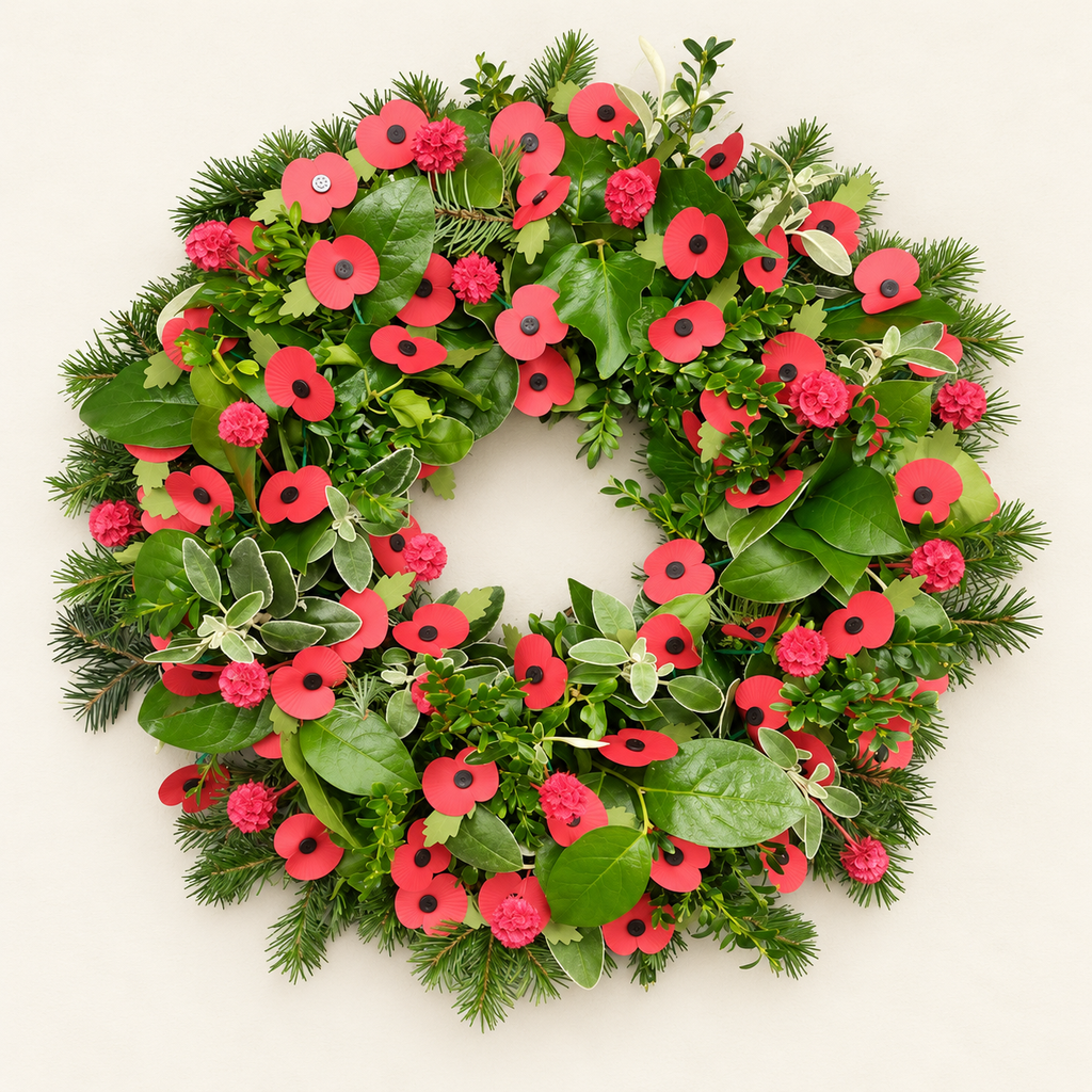 Remembrance Poppy Wreath