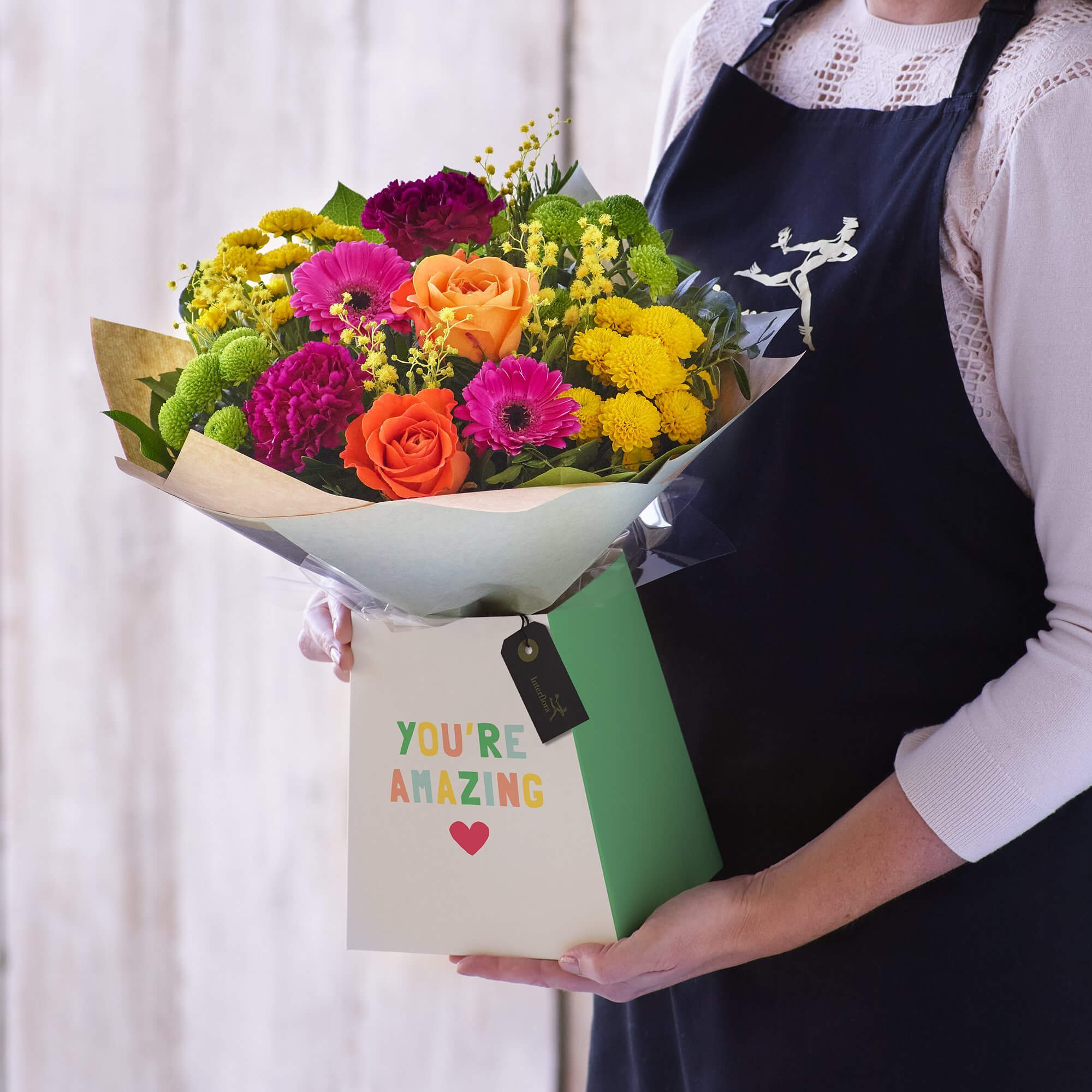 Bright Fresh Flower Gift Box