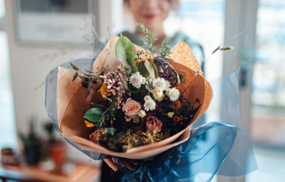 sending flowers